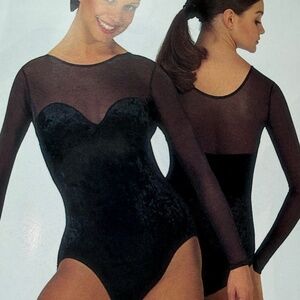 Poshmark Listing: Black Velvet Leotard – Star Styled